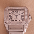 Cartier 2656 Santos 100 GM Diamonds 