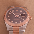 Rolex Datejust II Chocolate Diamond Dial 