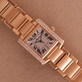 Cartier Tank Francaise GM automatic Diamonds 