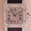 Cartier 2656 Santos 100 Large Diamonds 