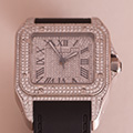 Cartier 2656 Santos 100 Large Diamonds 