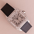 Cartier 2656 Santos 100 Large Diamonds 