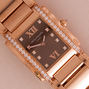 Patek Philippe Twenty-4 Rosegold Diamonds 