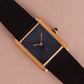 Cartier Tank vermeil GM Lapis 