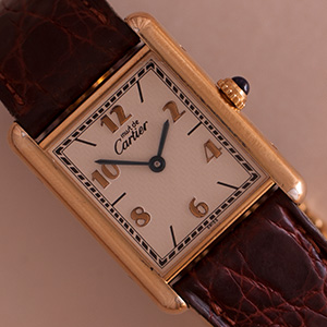 Cartier Tank Vermeil 