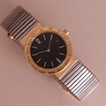 Bulgari Tubogas Large Gold-Steel 