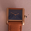 Cartier Tank vermeil GM Lapis 