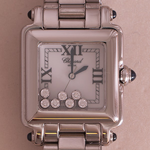 Chopard Happy Sport Classic Square 7 diamonds 