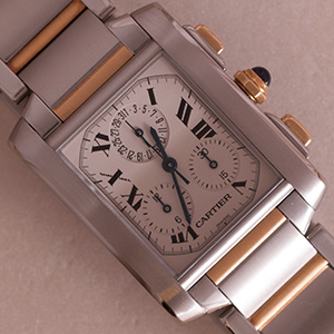 Cartier Tank Francaise Chronoflex 2303 