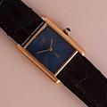 Cartier Tank vermeil GM Lapis
