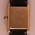 Cartier Tank vermeil GM Lapis