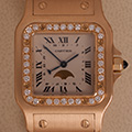 Cartier Santos Galbee Large Model Diamonds 