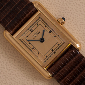 Cartier Tank Vermeil PM 