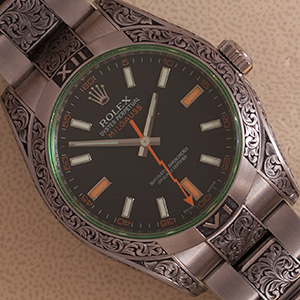 Rolex Milgauss Engraved 