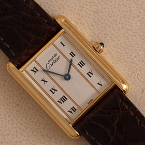 Cartier Tank Vermeil 