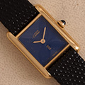 Cartier Tank Vermeil Lapis 