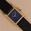 Cartier Tank Vermeil Lapis