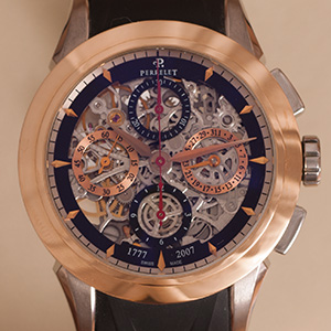 Perrelet Skeleton Chronograph Dual Time LE 