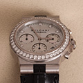 Bulgari Diagono Chronograph MOP diamonds 