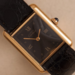 Cartier Tank Vermeil GM 