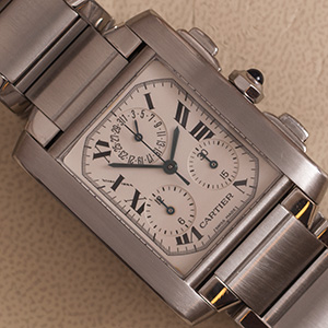 Cartier Tank Francaise Chronoflex 2303 