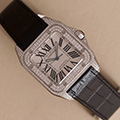 Cartier Santos 100 Large Model Diamonds 