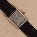 Cartier Tank Vermeil Rhodinated large model 