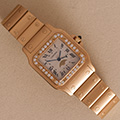 Cartier Santos Galbee Large Model Diamonds 