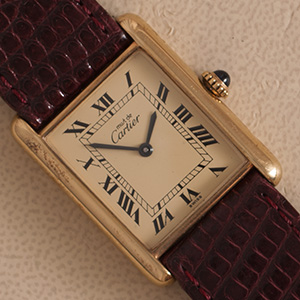 Cartier Tank Vermeil Mechanical large 