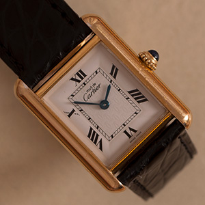 Cartier Tank Vermeil 2415 