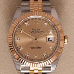 Rolex Datejust II Jubilee Diamond Dial 