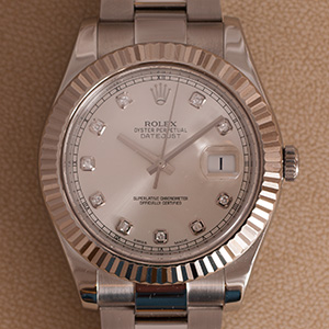 Rolex Datejust II Diamond Dial 