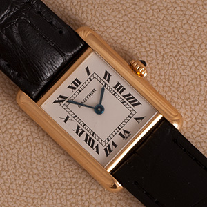 Cartier Tank MM Ladies 18k 