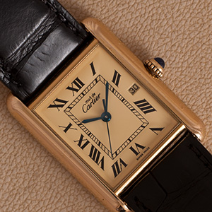 Cartier Tank Vermeil Large Model 