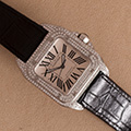 Cartier Santos 100 Medium Model Diamonds 