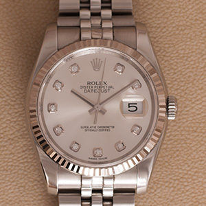 Rolex Datejust Jubilee Diamond Dial 