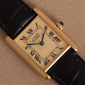 Cartier Tank Vermeil Large Model 