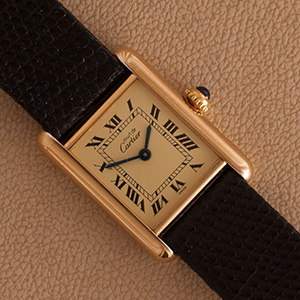 Cartier Tank Vermeil PM 