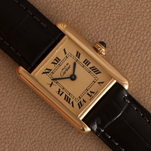 Cartier Tank Vermeil Ladies 