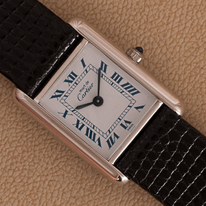 Cartier Tank Silver Ladies 