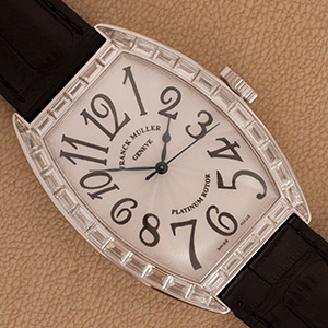 Franck Muller Cintree Curvex Baguette Diamonds 