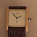 Cartier Tank Vermeil Mechanical large 