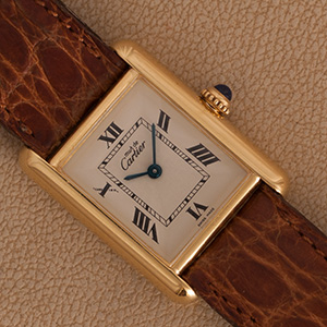 Cartier Tank Vermeil PM 