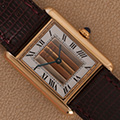 Cartier Tank Vermeil Trinity Large Model 