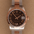 Rolex Datejust 31 Chocolate dial with diamonds 