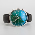 IWC Portuguese chronograph Green Dial 