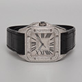 Cartier Santos 100 XL After Market Diamonds 