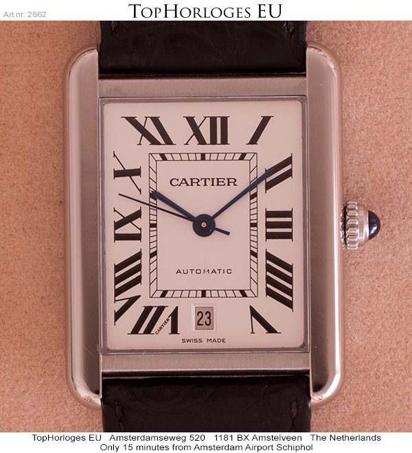 Cartier Tank Solo XL W5200027 - TopHorloges.EU - Meents & Bakker