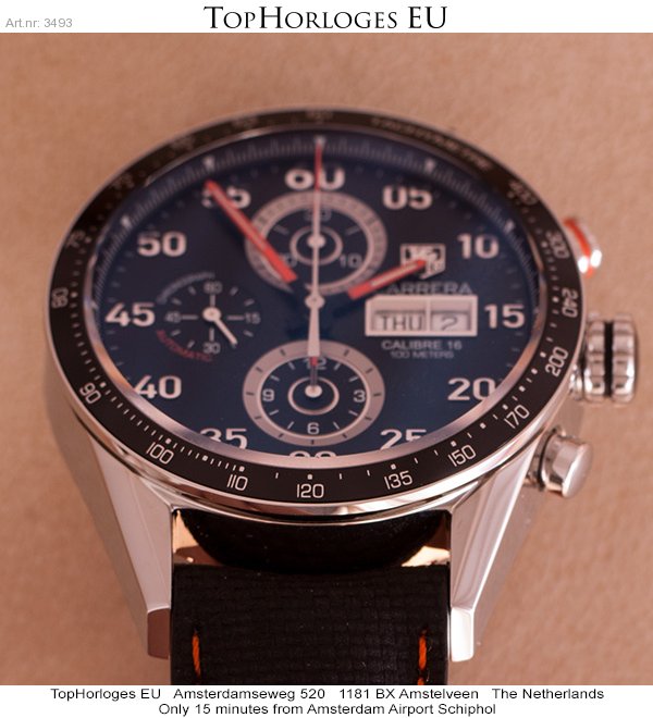 tag heuer orange face