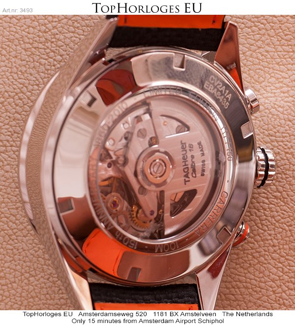 tag heuer orange face
